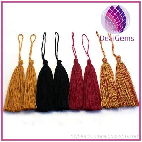 bookmark cotton Tassel 10cm cotton tassel
